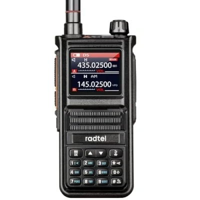 Image de Radtel RT 890 Double Bande Ham Radio Couleur LCD Walkie Talkie avec réception de d’air et nom du Canal/Radio FM/VOX/