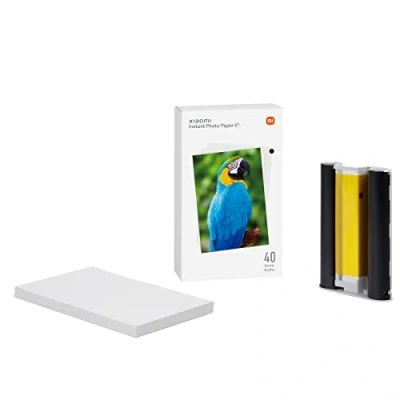 Image de Xiaomi Mi Portable Photo Printer Instant 1S Paper (6 inch, 40 Sheets) EU BHR6757GL