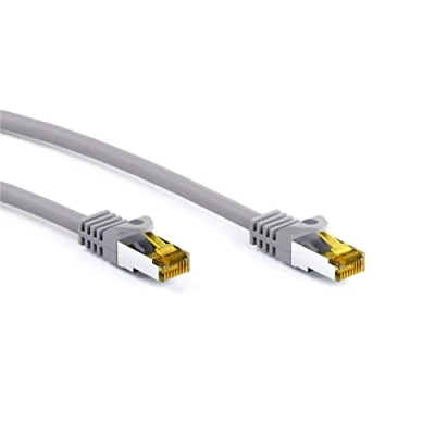 Image de Goobay RJ 45 CAT7 5m câble de réseau Gris S/FTP (S STP) Neuf