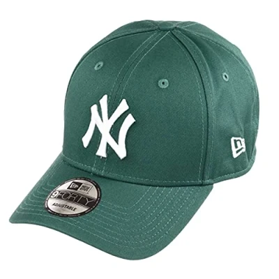 Image de New Era York Yankees League Essential 9forty Casquette Snapback, Vert foncé, Taille Unique