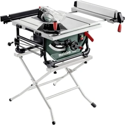 Image de metabo Circulaire TS 254 M avec Support, 1500 W, Lame x 30 mm, scie Pliante, rallonge de Table 691154000 Multicolore