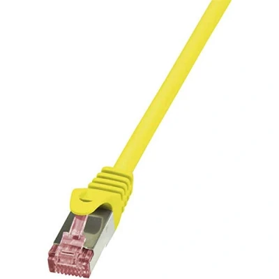 Image de CORDON DE PATCH S/FTP LOGILINK Cat6, LSZH, cupru, 0,25 m, galben, AWG27, double ecranat CQ2017S (timbre vert 0,08 lei)