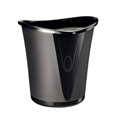 Image de Leitz Allura Corbeille à papier en polypropylène 18 L 100% recyclable Noir Lot de 1