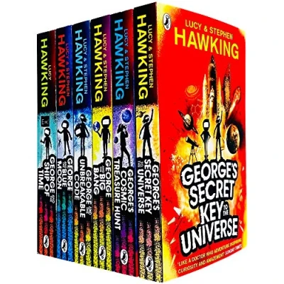 Image de George&#039;s Secret Key to the Universe Complete 6 Books Collection Set by Lucy &amp; Stephen Hawking (Secret Universe, Cosmic Treasure Hunt, Big Bang, Unbreakable Code, Blue Moon Ship of Time)