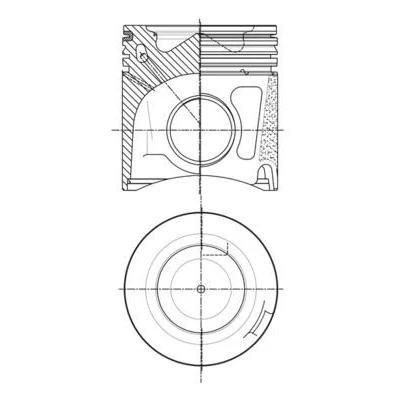 Image de Piston MAHLE 007 PI 00150 000