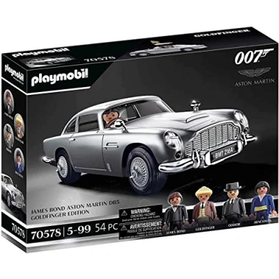 Image de Playmobil 70578 James Bond Aston Martin DB5 Edition Goldfinger Movie Cars Agent Secret Le Plus célèbre du Monde Modèle Unique Véhicule Iconique PlaymoPourLesGrands Dès 5 Ans