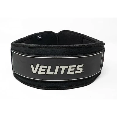 Image de Velites Ceinture lombaire Pour haltérophilie I d&#039;haltérophilie Soutien et confort soulevés de terre, squats, poids, exercices avec charges maximales. Noir L