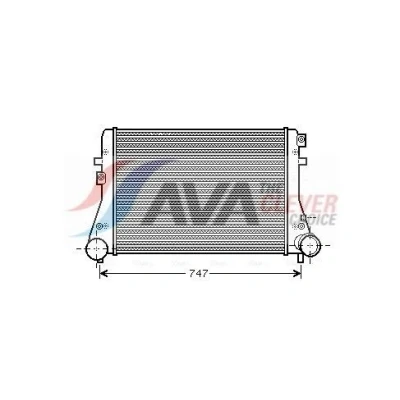 Image de PRASCO VNA4306 Intercooler AUDI: A3 3/5 portes, Sportback, TT Coupe, VOLKSWAGEN: GOLF 6, Touran I, Passat B6 Berline, SEAT: Leon II portes