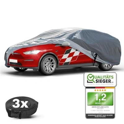 Image de WALSER Bâche Premium All Weather Plus, enduite de PVC, Automobile résistant aux UV, Complet imperméable à l&#039;eau Kombi Taille XL