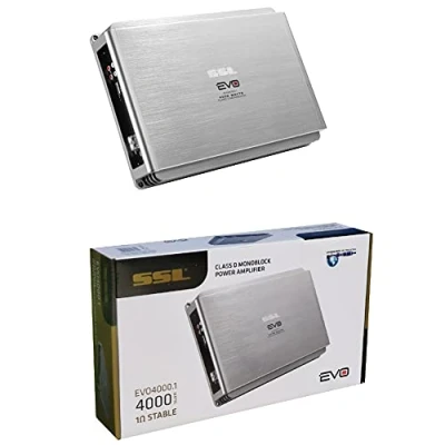 Image de SOUNDSTORM SSL EVO4000.1 EVO 4000.1 amplificateur voiture monophonique 1 canal 2000 watts rms et 4000 watt max stable ohm spécifique pour subwoofer classe d contrôle remote du sub