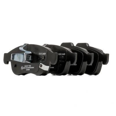 Image de VALEO 302207 Jeu de plaquettes frein FIRST Essieu avant contact signal d&#039;usure inclus avec tôle anti bruit FIAT: 500X, JEEP: Renegade SUV