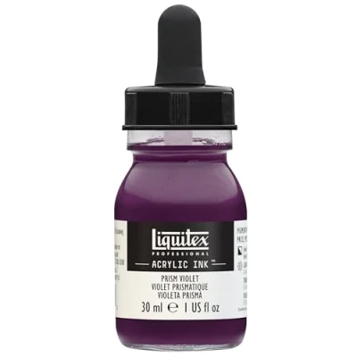 Image de Liquitex Professional Encre Acrylique Flacon Avec Pipette 30 ml Violet Prismatique
