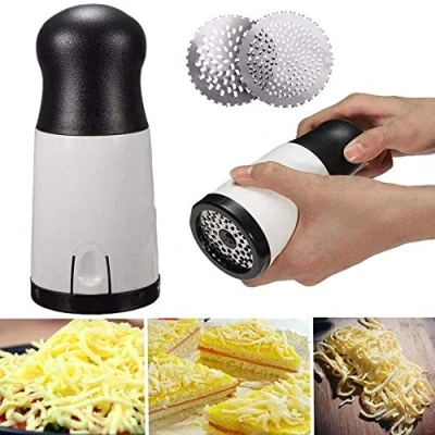 Image de Qisong Trancheuse 2 Lames de Fromage en Acier Inoxydable râpe Beurre légumes Pain haché maïs