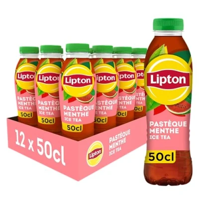 Image de Lipton Ice Tea Pastèque Menthe Bouteilles 12x50CL