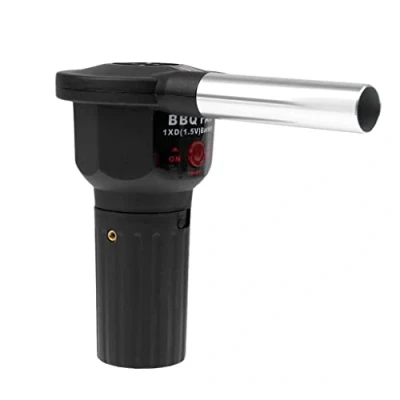 Image de Gazechimp Mini Portable BBQ Ventilateur à Pile Souffleur D&#039;air pour Barbecue Ravive Flamme Feu (Noir)