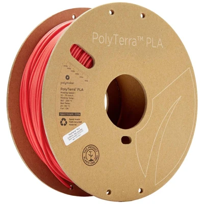 Image de Polymaker 70827 PolyTerra PLA Filament 2.85 mm 1000 g rouge (mat) 1 pc(s)