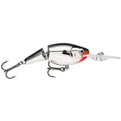 Image de Rapala Leurre de Pêche Jointed Shad Rap Matériel avec Corps Léger et Résistant d&#039;Eau Douce Fabriqué en Estonie Prof Nage 2.1 4.5m Taille 9cm / 25g Chrome