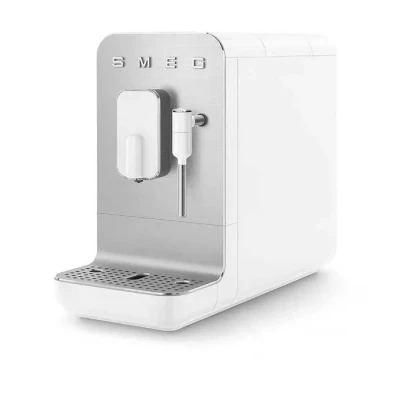 Image de Machine à Café Automatique SMEG avec mousseur lait 1350 W Blanc 1,4 litres BCC12WHMEU