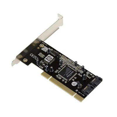 Image de KALEA INFORMATIQUE Carte contrôleur PCI vers SATA 2 Ports indépendants ou en Raid 0,1 avec Chipset Silicon Image SIL3112