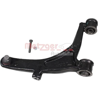 Image de METZGER 58148302 Bras de suspension avec support en caoutchouc, roulement Essieu avant droit barre oscillant transversal Fonte d&#039;acier 24