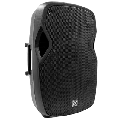 Image de Enceinte Active 15&quot; noire 2 voies Puissance 450 Watts Connexion sans Fil Bluetooth Entrée Micro/Ligne Lecteur USB/SD intégré TWS Puissante et Polyvalente Idéale pour DJ, Animation, Scène