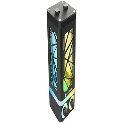 Image de Raijintek Compatible ANTILA Pure R100B Ausgleichsbehälter, 172,5mm, ARGB Schwarz