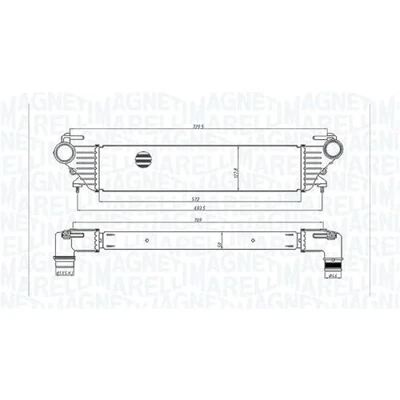 Image de MAGNETI MARELLI 351319205530 Intercooler FIAT: Tipo Berline, 3/5 portes
