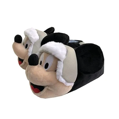 Image de de fonseca Disney Mickey W780 Chaussons Moppine Garçon, gris, 39/41 EU
