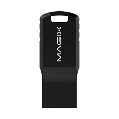 Image de Magix Clè USB 64Go 2.0 Flash Drive Starling, Vitesse de Lecture/écriture 10/4 Mo/s (Black)