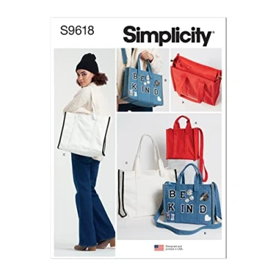 Image de Simplicity SS9618OS Craft Sac fourre tout (taille unique)