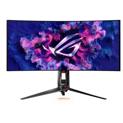 Image de ASUS ROG Swift PG34WCDM Moniteur de Jeu OLED QHD 240 Hz incurvé AdaptiveSync HDR 34&quot;