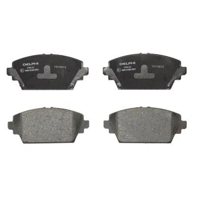 Image de DELPHI LP1732 Jeu de plaquettes frein non préparé pour indicateur d&#039;usure avec tôle anti bruit sans accessoires NISSAN: Primera 5 portes