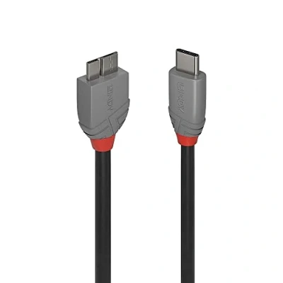 Image de Câble USB 3.2 Type C vers Micro B Cable, 5Gbit/s, Anthra Line, 0.5m