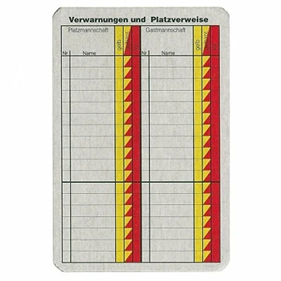 Image de Erima Mixte Cartons pour Annotations football, Blanc, Taille unique EU
