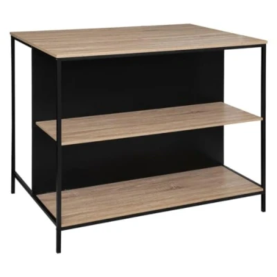 Image de 5 five simply smart ilot Bar + rngt Metal aliaj, Noir