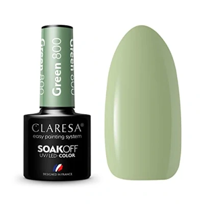 Image de CLARESA SoakOFF UV/LED Gel Vert 800, 5 ml