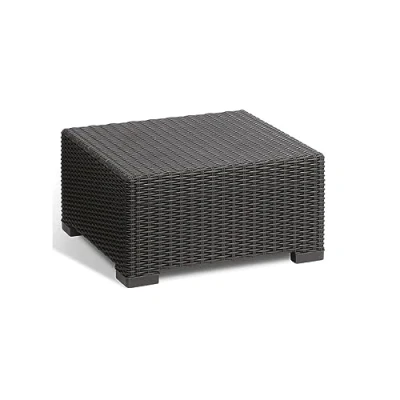 Image de Allibert by Keter Canapé en rotin de Californie Meubles d’extérieur Jardin Table Basse Graphite