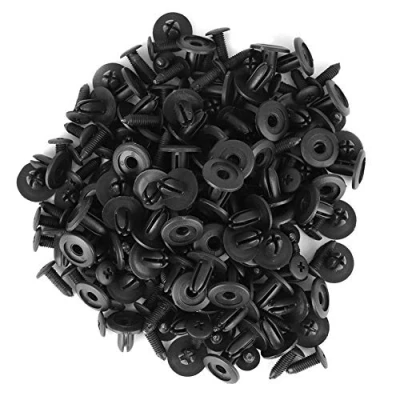 Image de Bumper Clip 100Pcs Voiture rivets En plastique 6mm Trou Diamètre Att he Push Pin APclips agrafe fairing clips agraphe voiture+rivets automobile