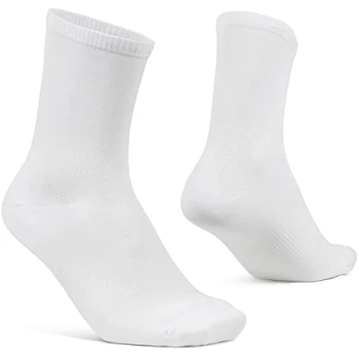 Image de GripGrab Lightweight Airflow Mesh Sommer Radsport Socken Atmungsaktiv 10 Farben 2 Längen High Performance Fahrradsocken Chaussettes de Cyclisme, Blanc Long, 41 44 Mixte