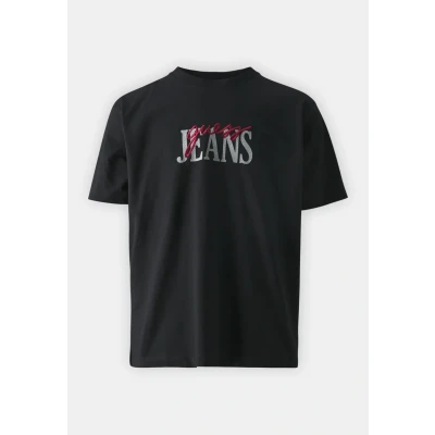 Image de Guess Jeans TEE Tshirt imprimé, Homme, Taille: Medium, Jet black