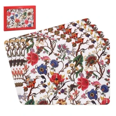 Image de The Leonardo Collection Anthina Lot de 4 Sets Table antidérapants et lavables pour Salle à Manger, faciles Nettoyer Entretenir, imprimés