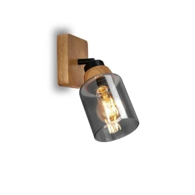 Image de BRILONER Lampe de lecture, Applique intérieure, Lampe, Pivotant, salon, Noir