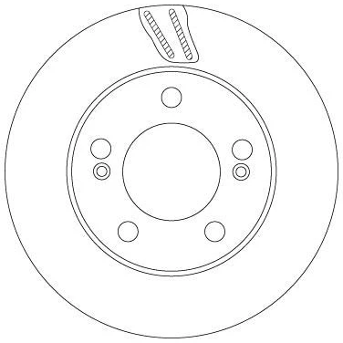 Image de TRW DF6878S Disque de frein 294 26 5 ventilé peint SSANGYONG: Kyron, ACTYON Sports I Pick up, 1