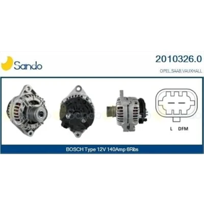 Image de CASCO CAL10326AS Alternateur 12V 140A OPEL: Astra H 3/5 portes, Zafira B, GTC, SAAB: 9 3 Berline, Break, Cabriolet