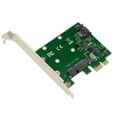 Image de KALEA INFORMATIQUE Carte contrôleur PCIe mSATA + SATA Interface 3.0 / 6GB