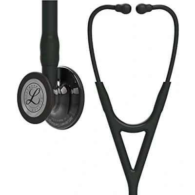 Image de 3M Littmann Stéthoscope de Diagnostic Cardiology IV, Tubulure Noire, Édition Smoke Brillant, Base Noire et Lyre 69 cm, 6232