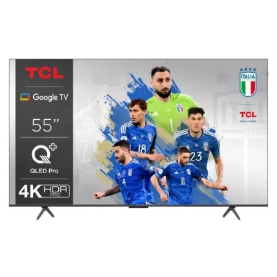 Image de TV TCL 4K QLED 55C61B avec Google et Game Master 3.0