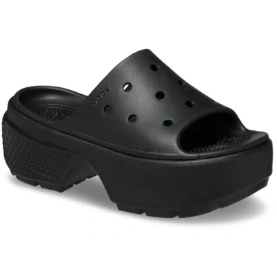 Image de Crocs Stomp Slide Unisex Mules à talons, Taille: 39 40, Black Matière synthétique