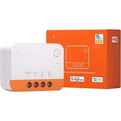 Image de ZBMINIL2 Extreme Zigbee 3.0 Interrupteur intelligent fonctionne avec Alexa, SmartThings Hub, Google Home, ZBBridge (pas de neutre nécessaire)