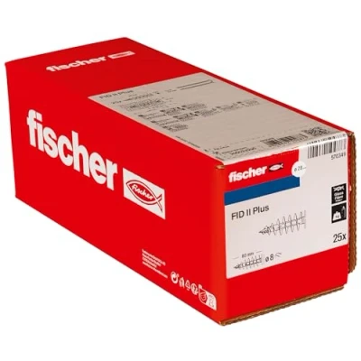 Image de fischer Cheville Nylon FID II Plus Fixation dans Panneaux d&#039;isolant PSE et PU/Boîte de 25